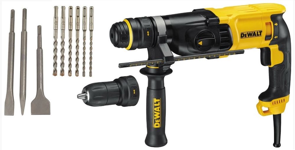 DEWALT *ELEKTROPNEVMATSKO KOMBINIRANO KLADIVO 800 W